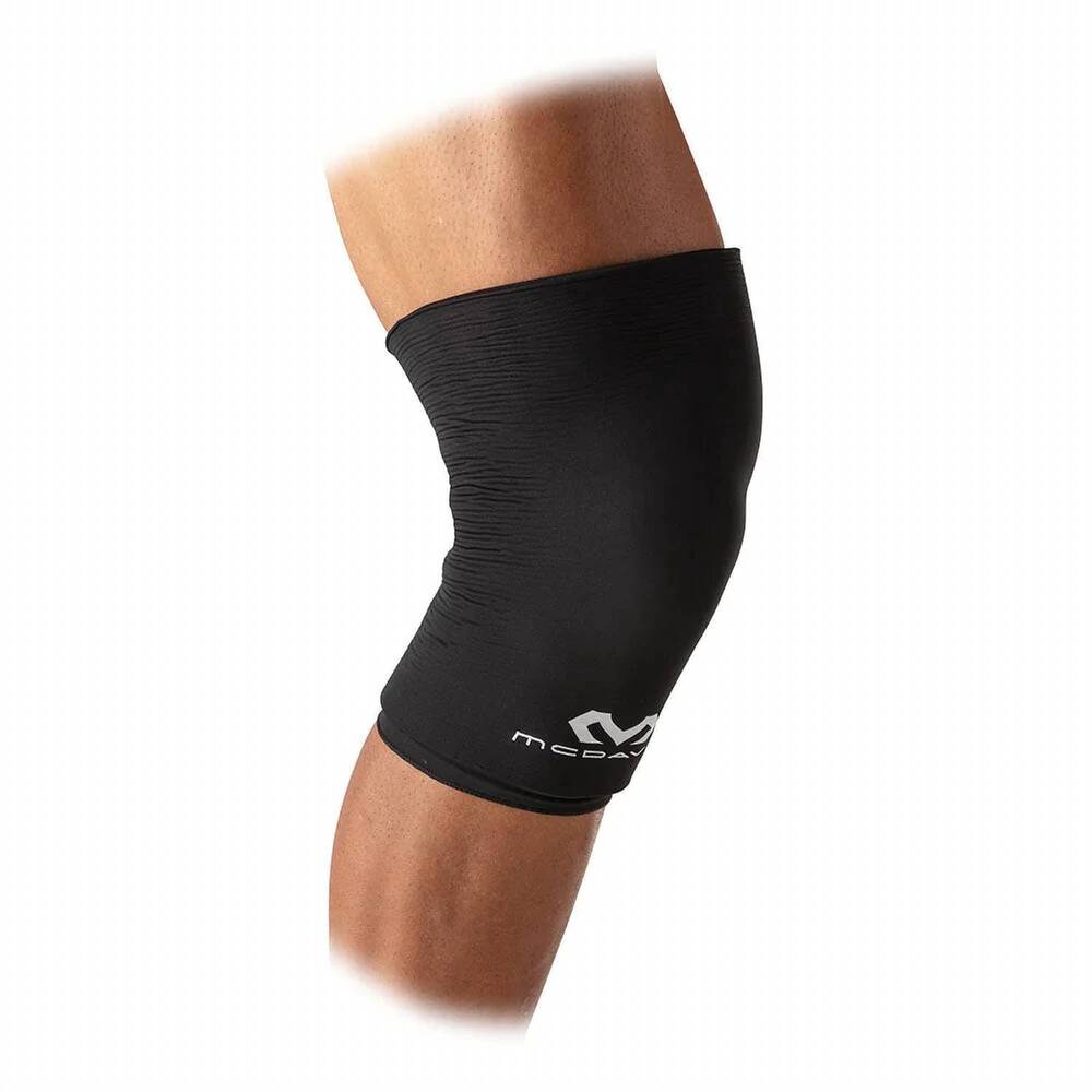 NEW MCDAVID flex ice-heat therapy knee thigh compression sleeve in black